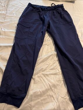 Scrub Navy Drawstring Utility Pants